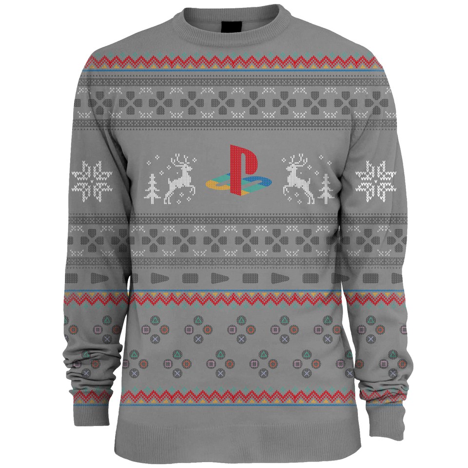 PlayStation Console Knitted Christmas Playstation Jumper Double Christmas