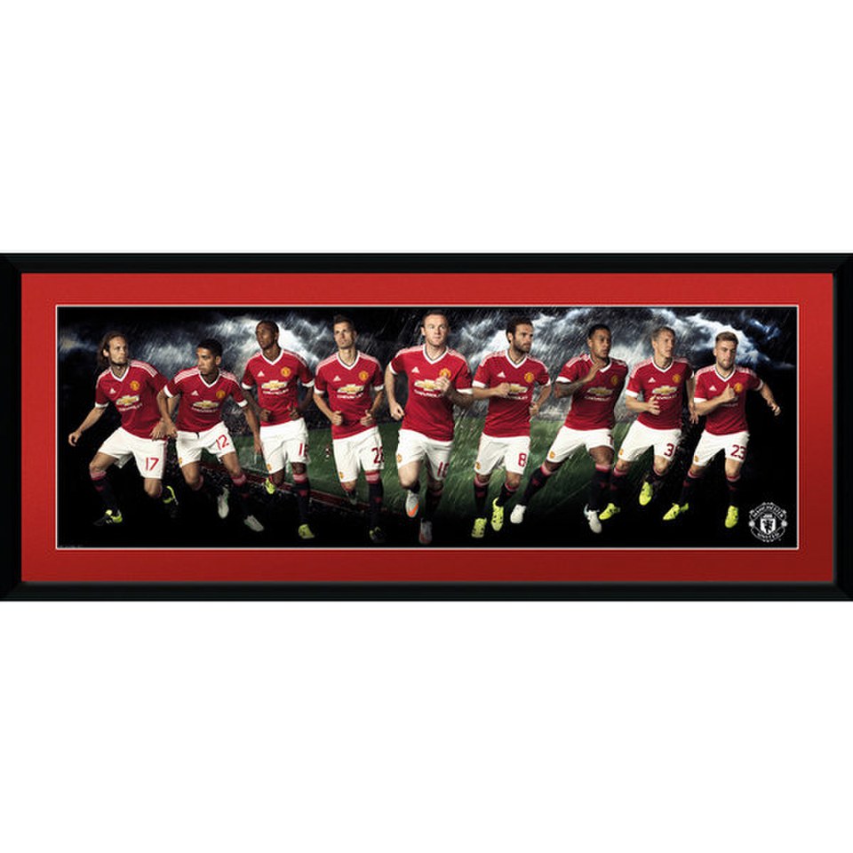 Manchester United Players 15 16 30 X 12 Inches Framed Photographic Pop In A Box Canada