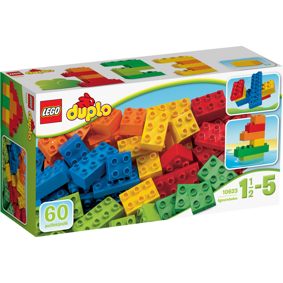 box of duplo bricks