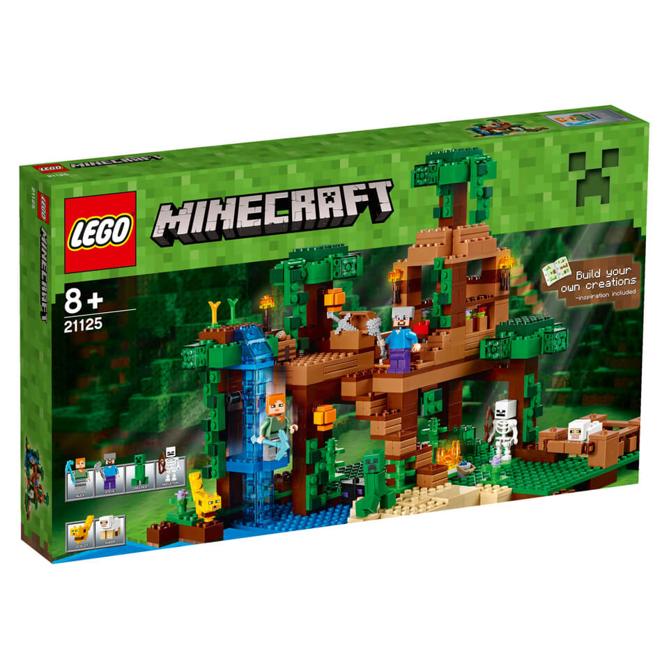 Lego Minecraft The Jungle Tree House 21125 Toys Zavvi Us