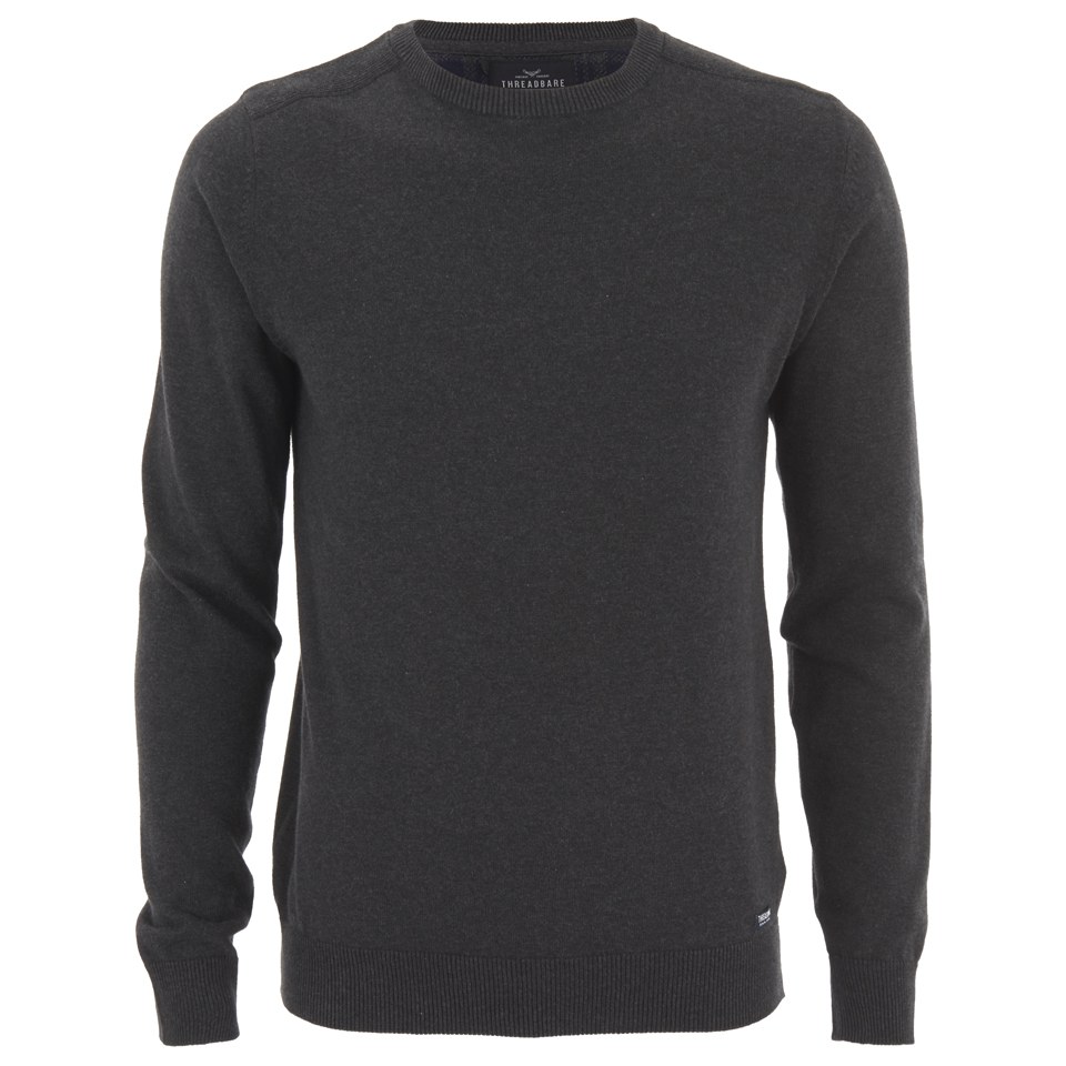cotton crew neck jumper mens