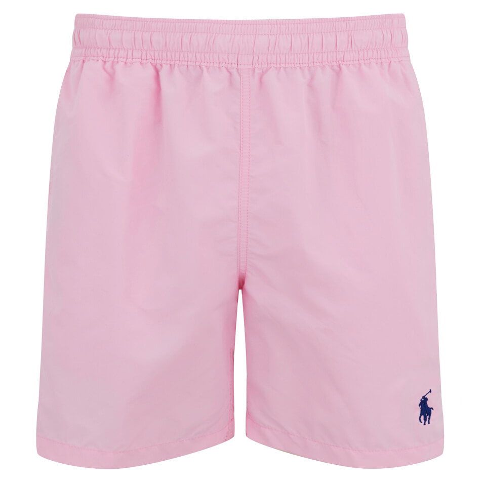 pink polo swim trunks
