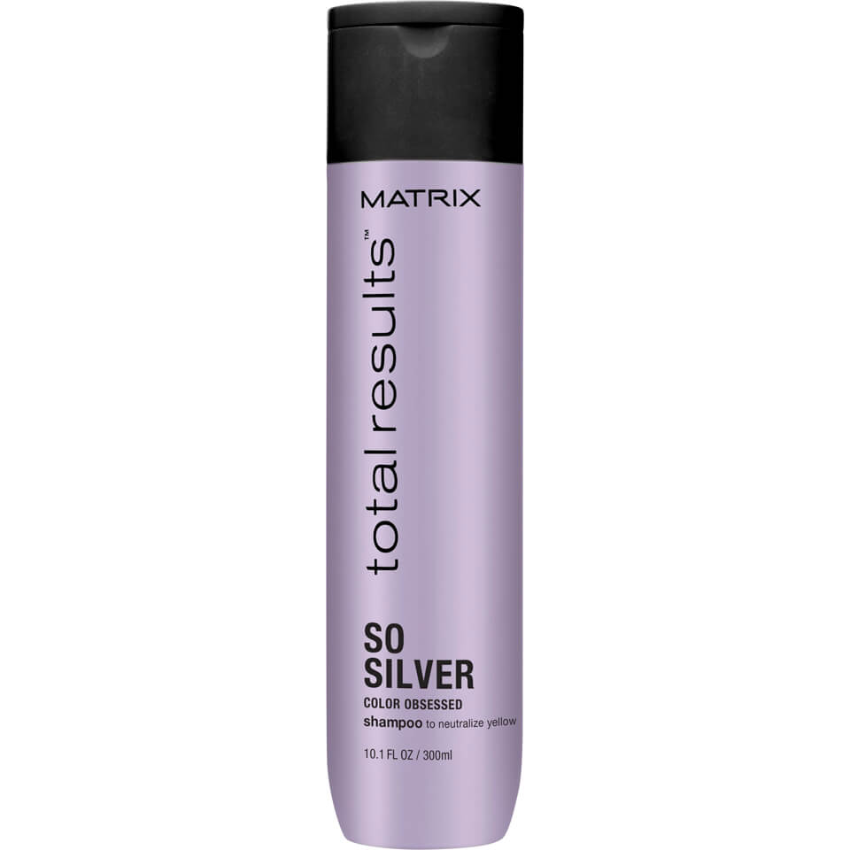 Matrix Total Results So Silver Purple Shampoo For Toning Blondes Greys And Silvers 300ml