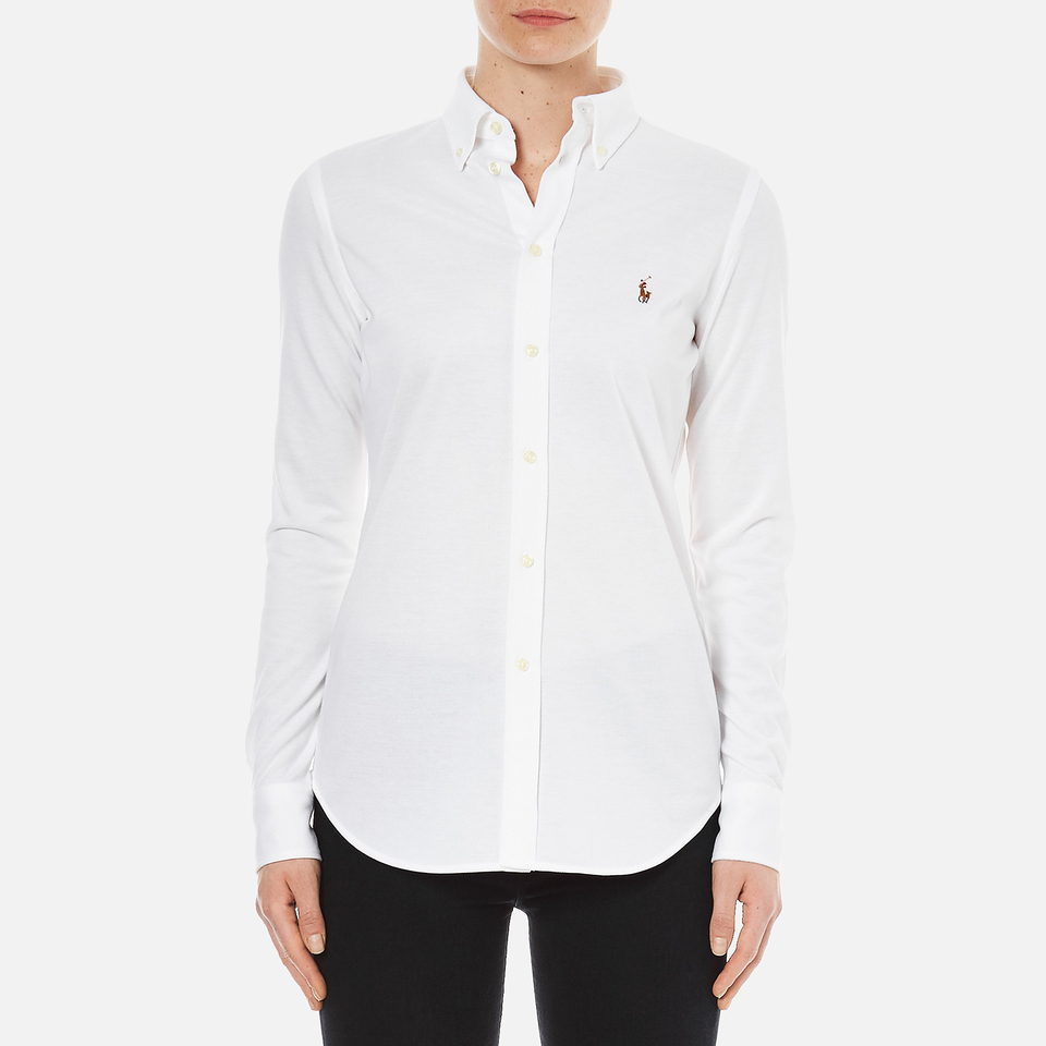 Polo Ralph Lauren Women's Heidi Long Sleeve Shirt - White - Free UK 