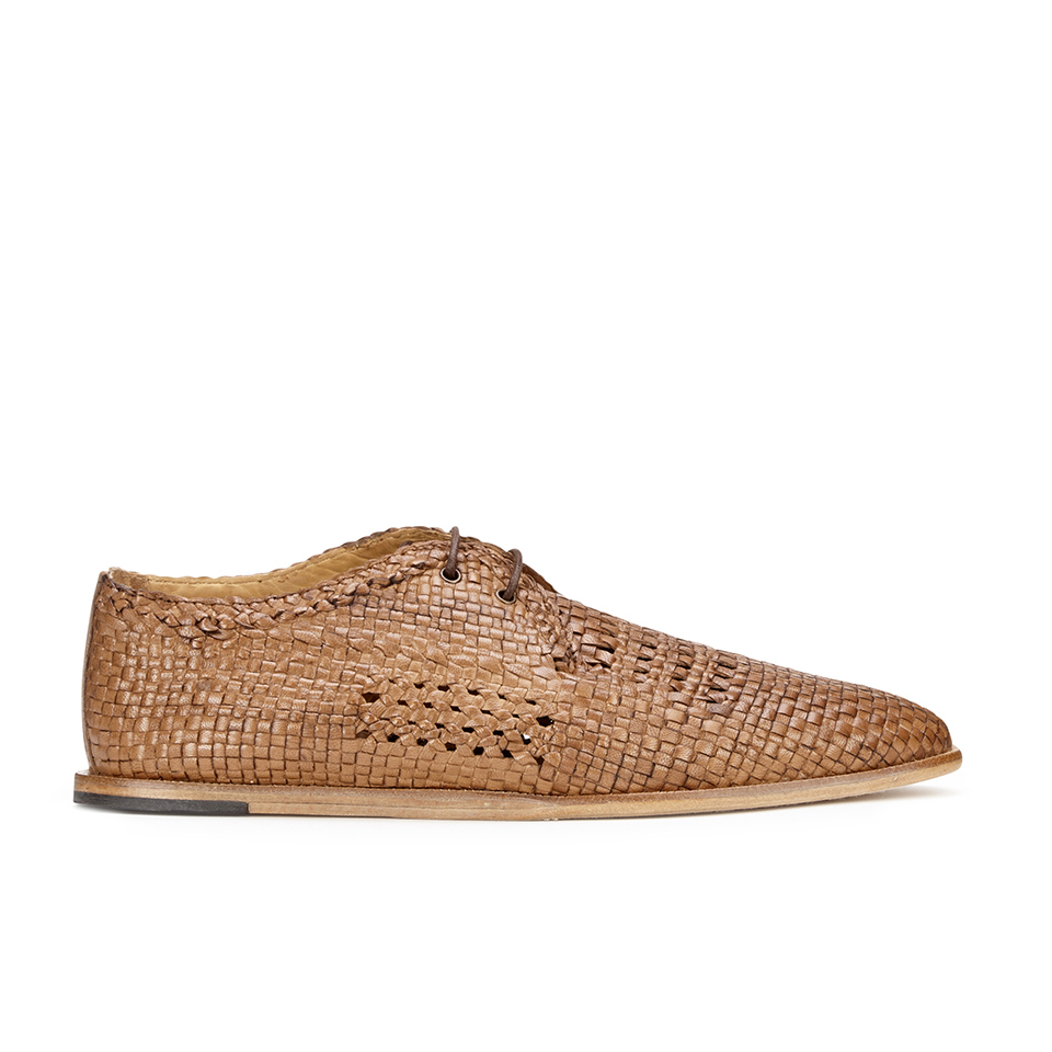 mens woven leather shoes