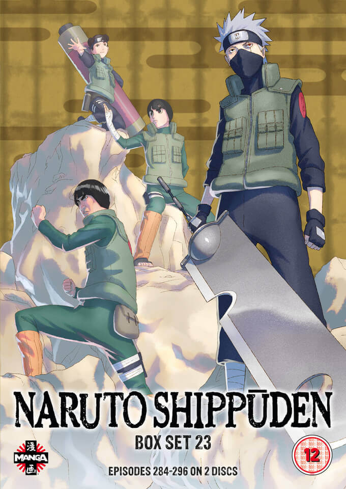 Naruto Shippuden Box 23 Episodes 284 296 Dvd Zavvi Uk