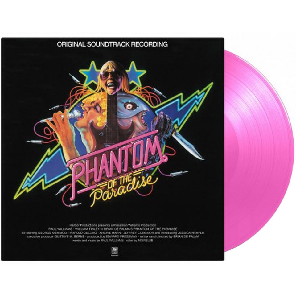 Phantom Of The Paradise Paul Williams The Original Soundtrack 1lp Limited Edition Coloured Vinyl Merchandise Zavvi Uk