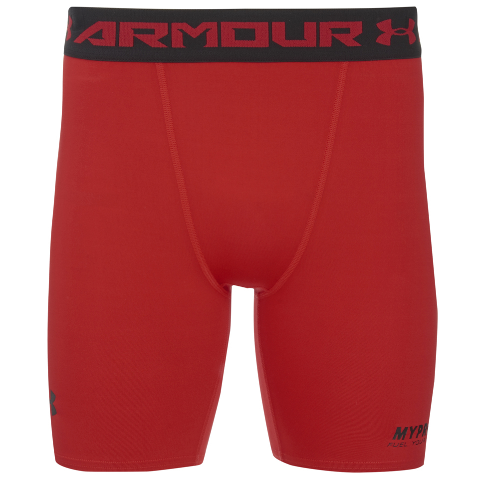 under armour men's heatgear long compression shorts