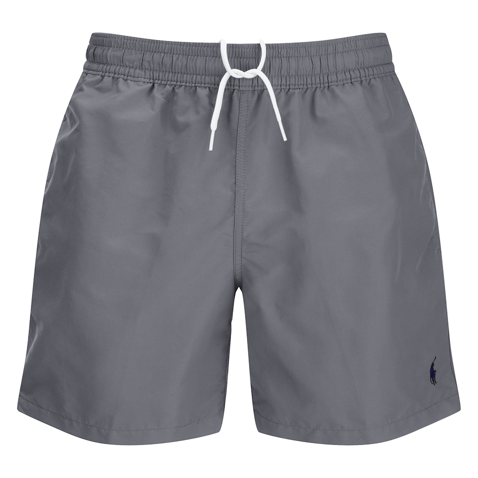 ralph lauren swim shorts grey