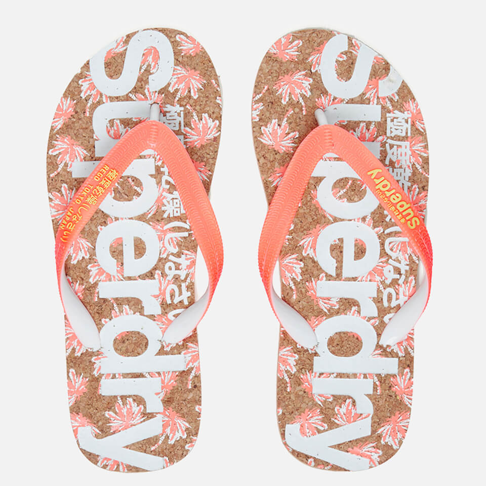 superdry cork flip flops