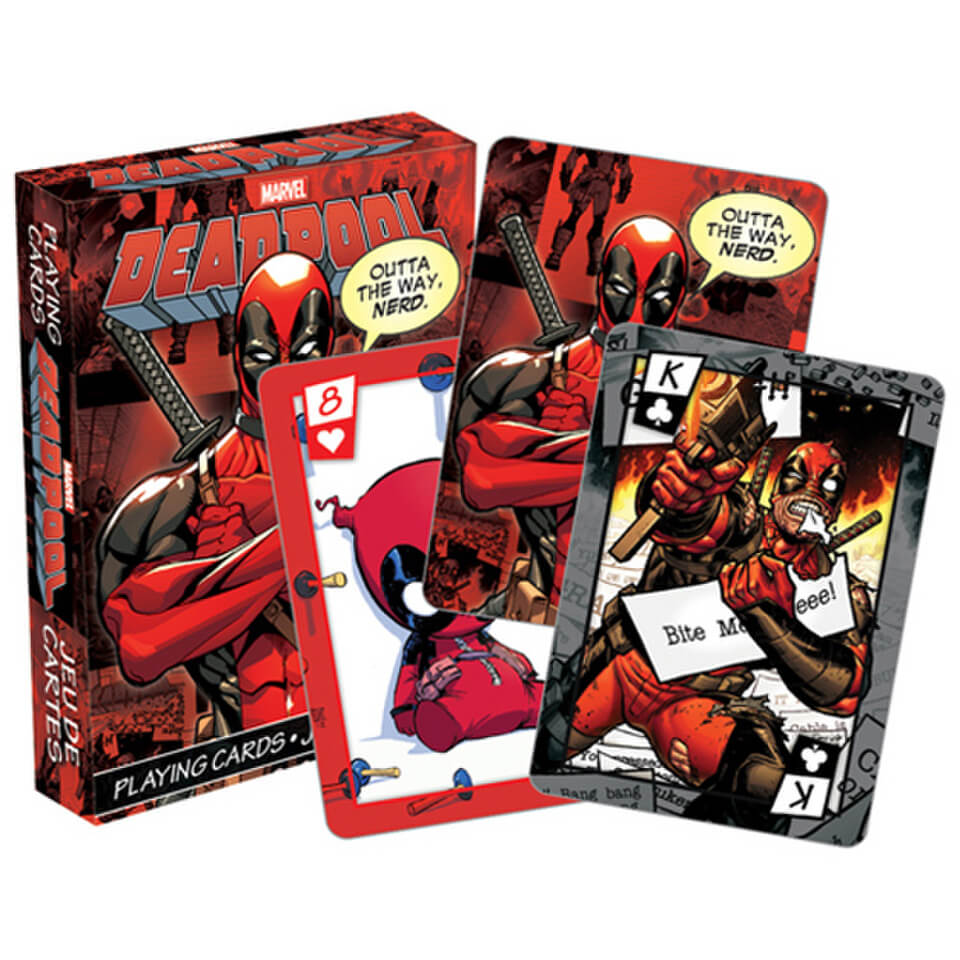 Marvel Deadpool Playing Cards Merchandise Zavvi