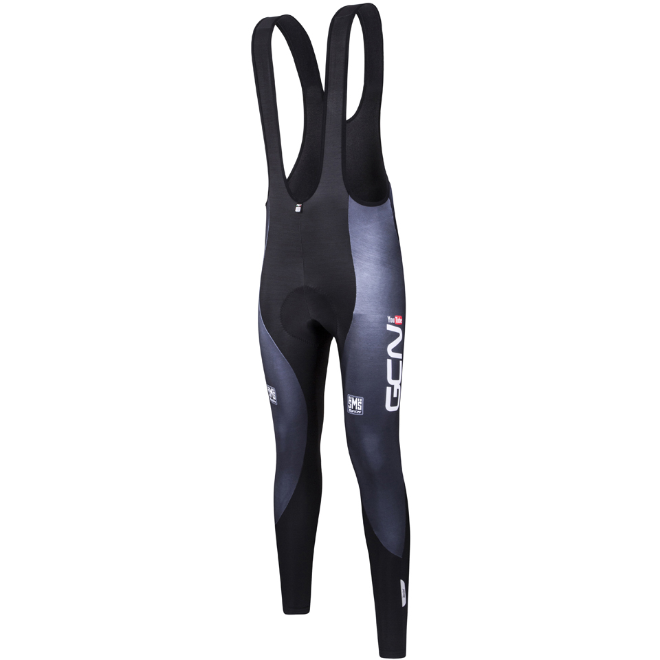 Santini Gcn Sleek Winter Bib Tights Black Probikekit Com