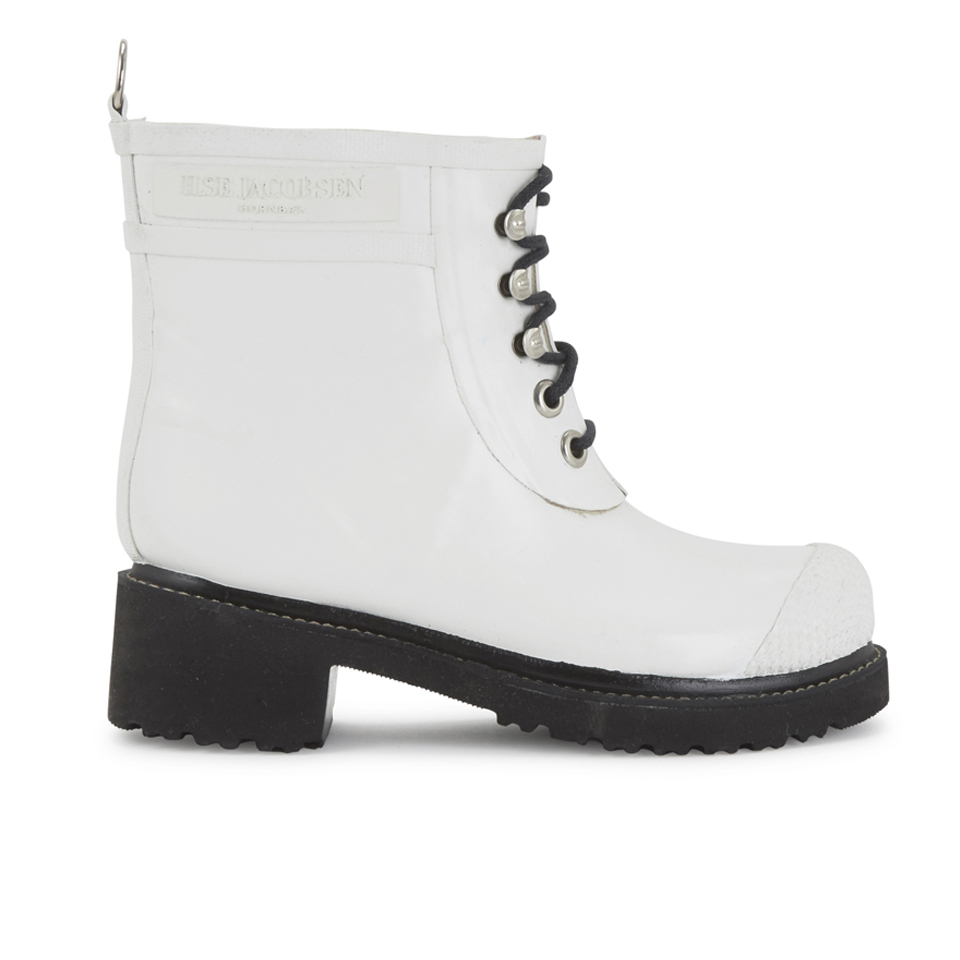 ilse jacobsen lace up rubber boots