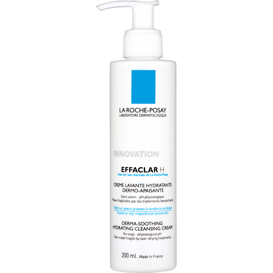 La Roche-Posay Effaclar H Hydrating Cleansing Cream (200ml)  Free Shipping  Lookfantastic