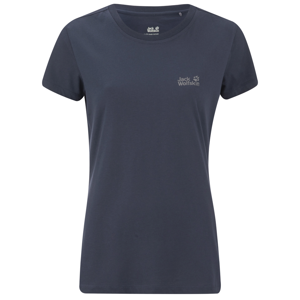 Jack Wolfskin Women's Essential Function T-Shirt - Night Blue Womens ...