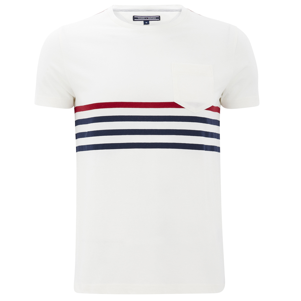 tommy hilfiger striped t shirt mens