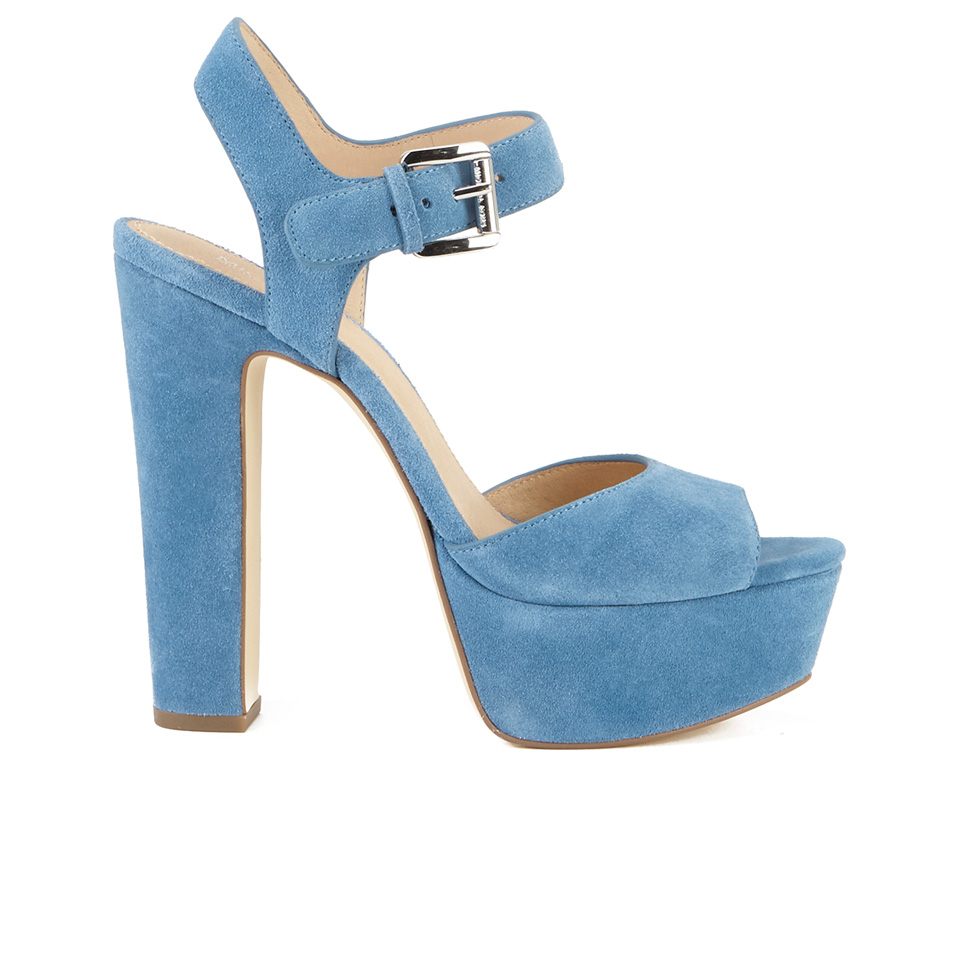 michael kors heels blue