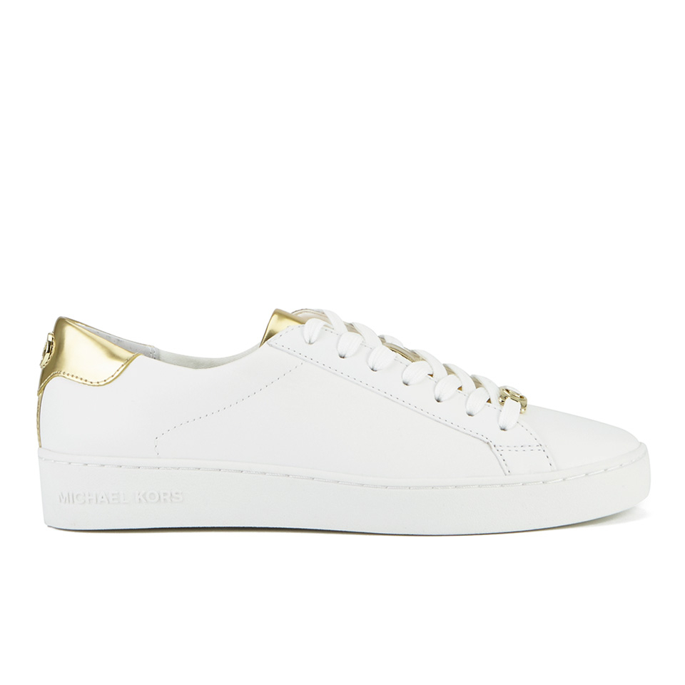 MICHAEL MICHAEL KORS Women's Irving Lace Up Trainers - White | FREE UK ...