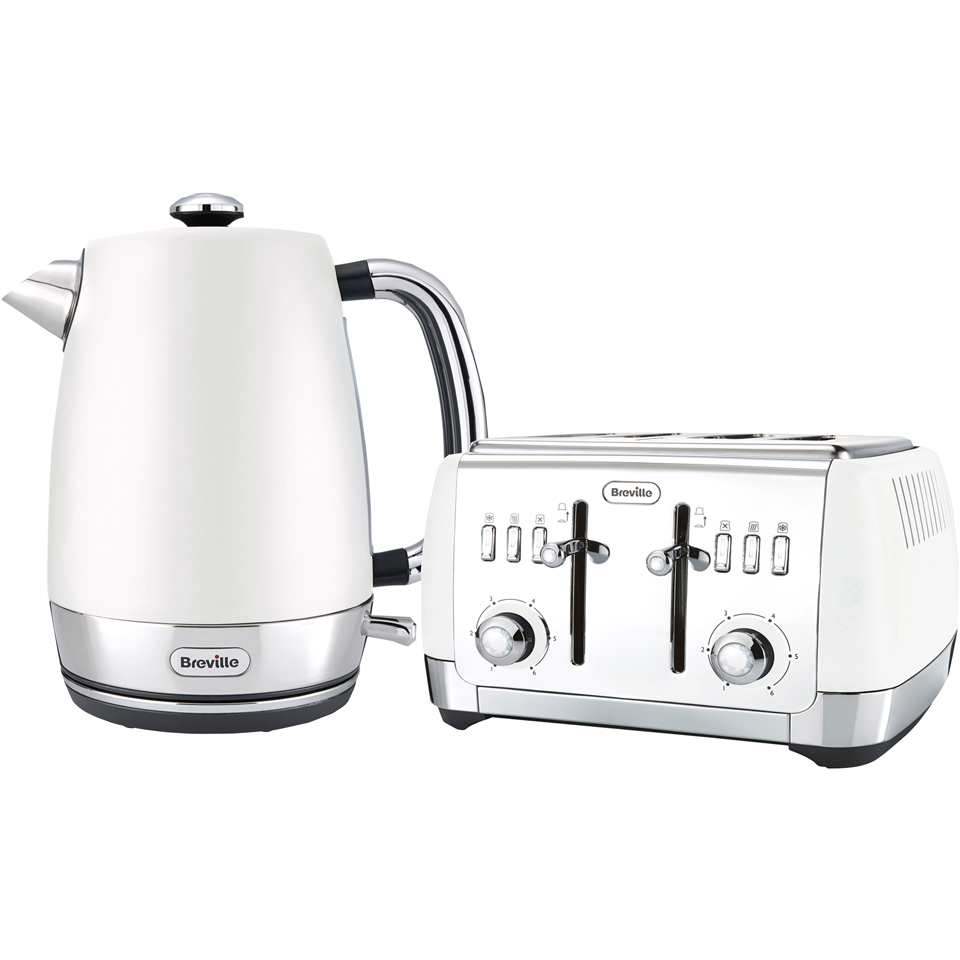 Breville Strata Collection Kettle and Toaster Bundle White IWOOT