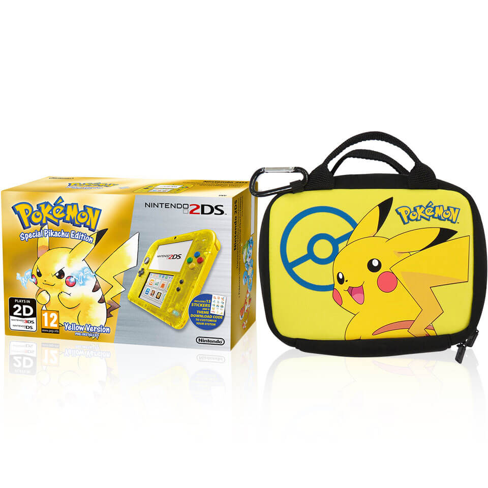 Nintendo 2ds Special Edition Pokemon Yellow Version Pikachu Multi Case Nintendo Official Uk Store