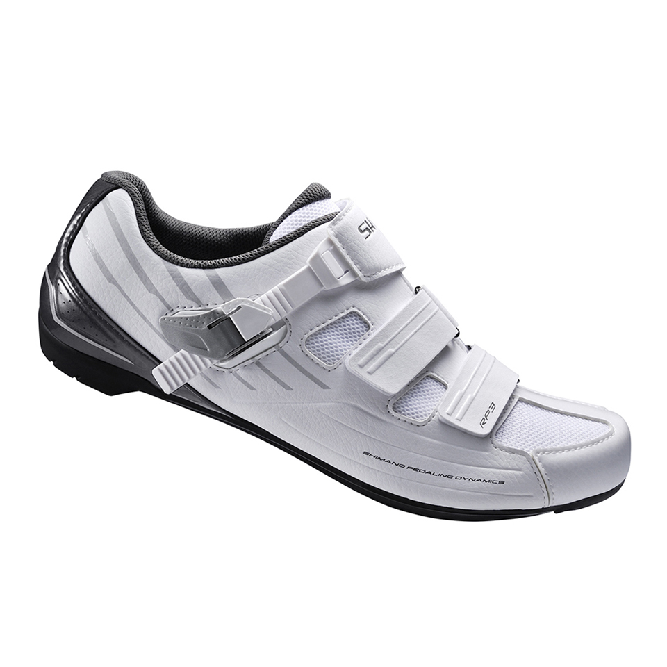 Shimano RP3 SPDSL Cycling Shoes Wide Fit White ProBikeKit UK