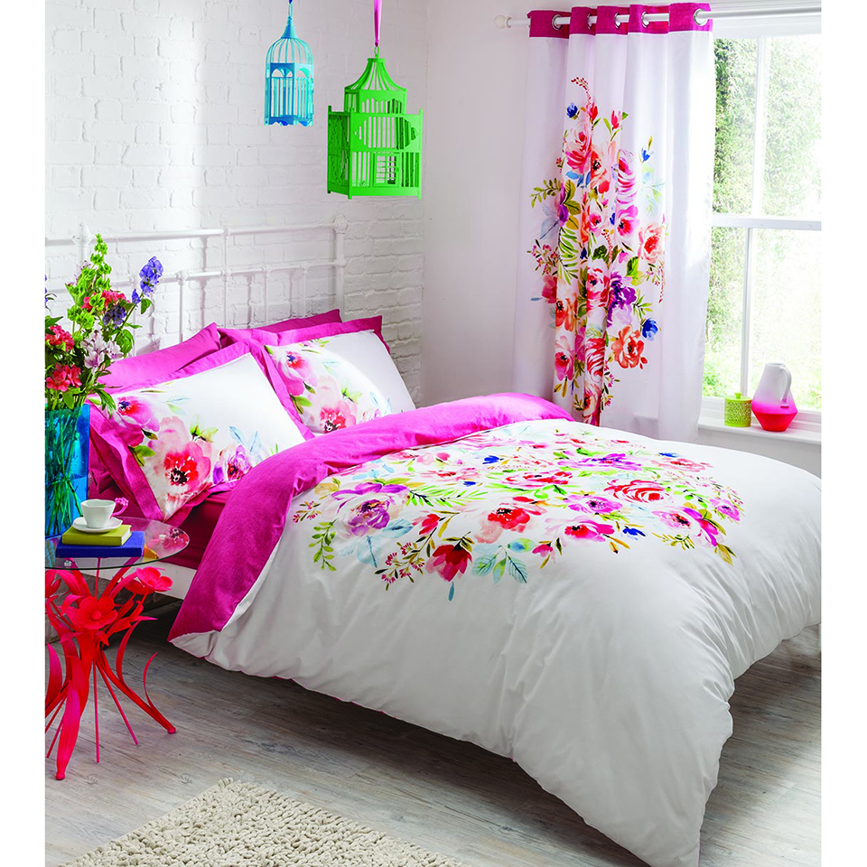 catherine lansfield bright floral bedding set multi iwoot catherine lansfield bright floral bedding set multi iwoot