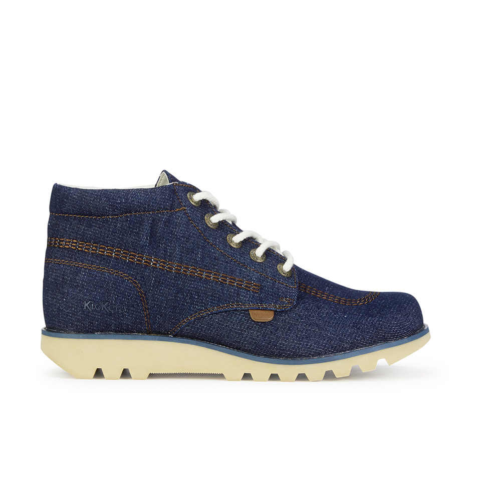 mens blue kickers boots
