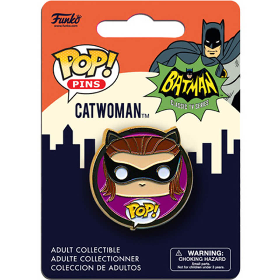 Dc Comics Batman Classic 1966 Catwoman Pop Pin
