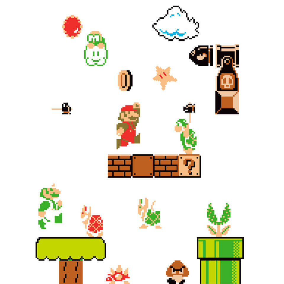 Super Mario Bros. Wall Stickers | Nintendo Official UK Store