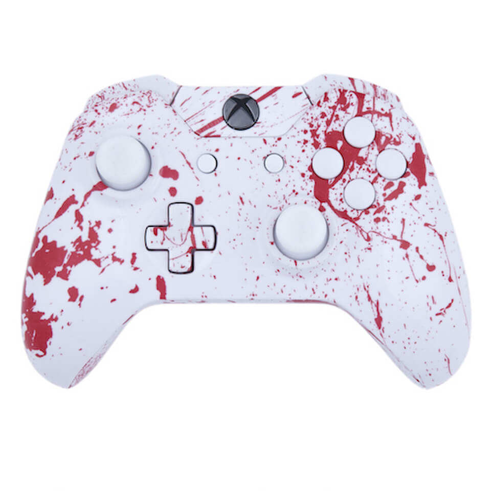 Xbox One Wireless Custom Controller White Splatter Edition Games