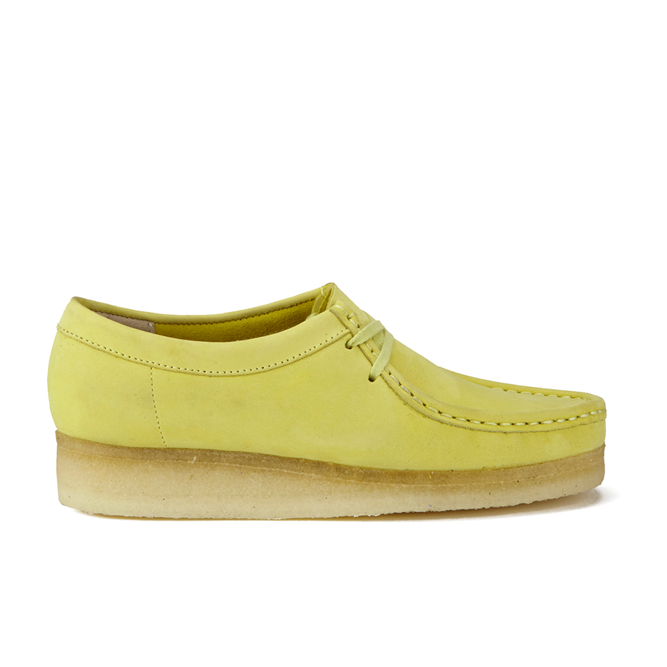 yellow wallabees clarks