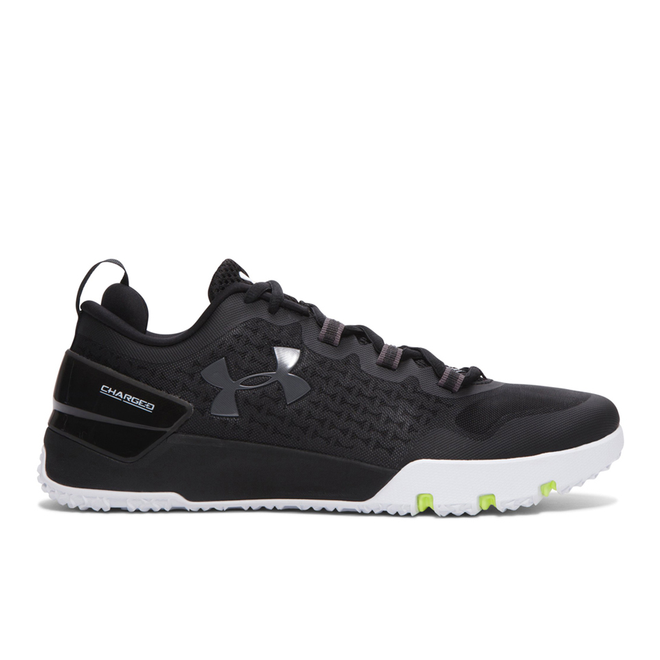 Under Armour Men's Charged Ultimate Low Training Shoes - Black/White ...