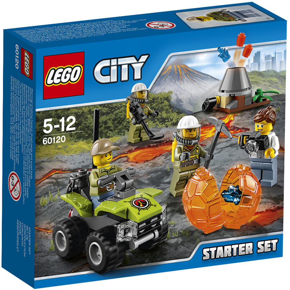 lego city volcano starter set