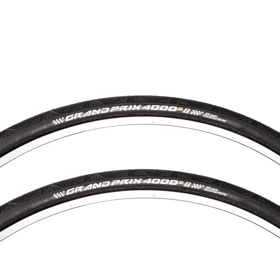 Continental Grand Prix 4000s Ii Clincher Road Tyre Twin Pack
