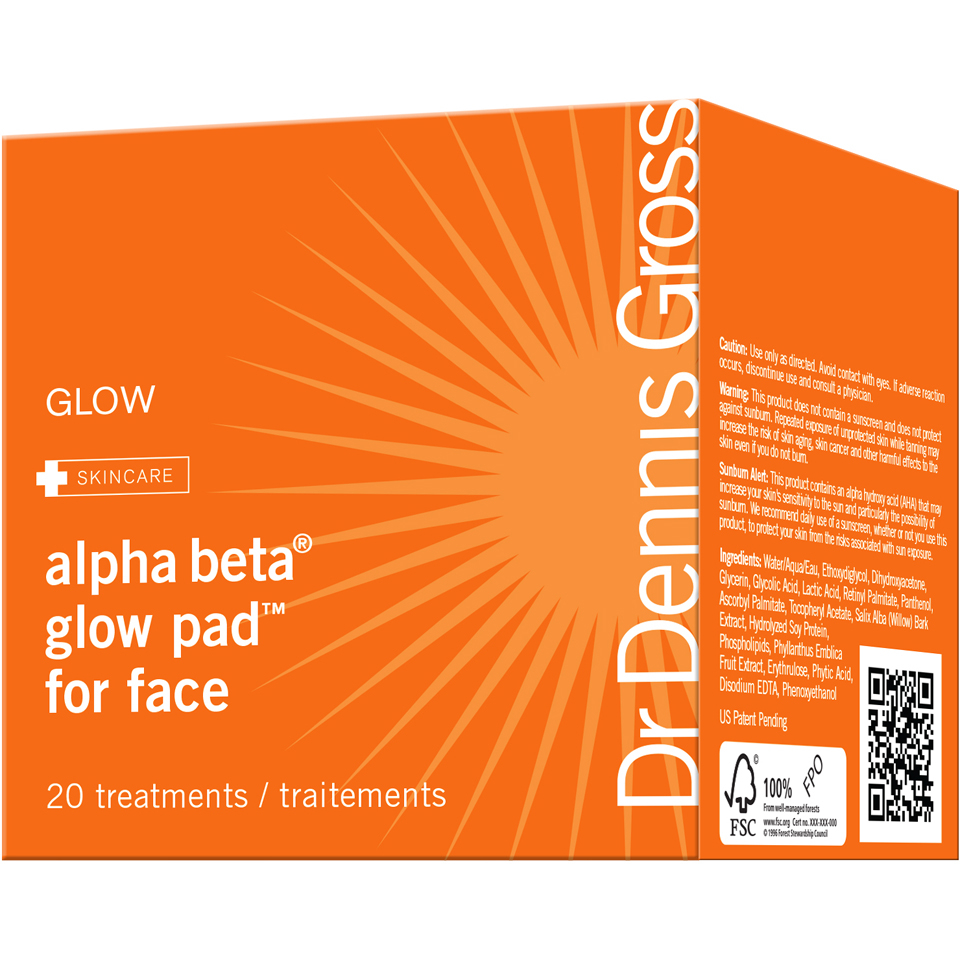 Dr Dennis Gross Alpha Beta Glow Pad for Face (20 Pack) Buy Online At