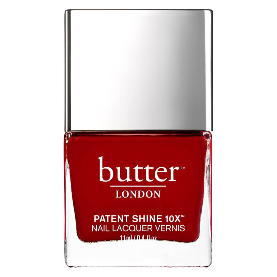 butter LONDON Patent Shine 10X Nail Lacquer 11ml - Her Majesty's Red