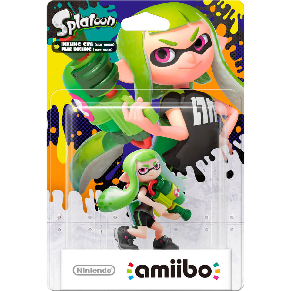 Inkling Girl (Lime Green) amiibo (Splatoon Collection