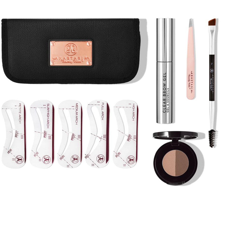 Anastasia Five Element Brow Kit Dark Brown SkinStore