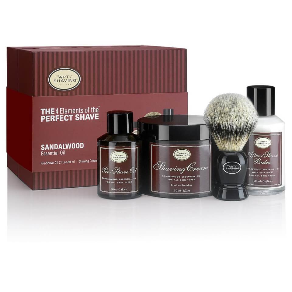 The Art Of Shaving Full Size Kit Sandalwood Lookfantastic Hk