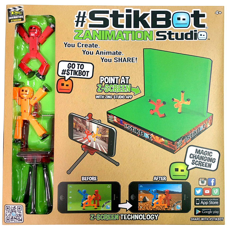 Stikbot Zanimation Studio Pro Kit Traditional Gifts Zavvi Us