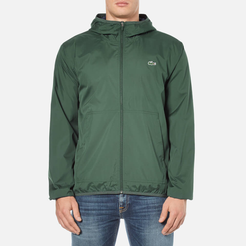 Lacoste Men's Showerproof Lightweight Jacket - Kelp Clothing | TheHut.com
