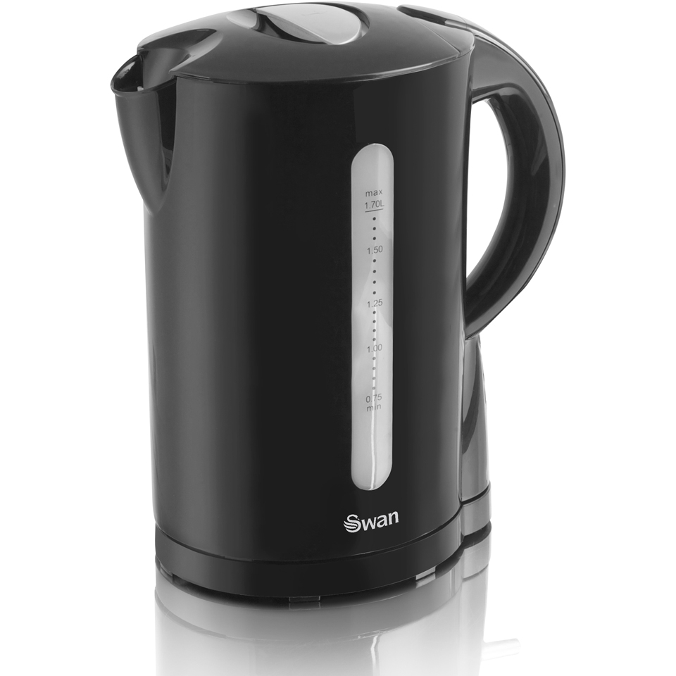 Swan SK18120BLKN 1.7L Jug Kettle Swan SK18120BLKN Jug Kettle, Cordless