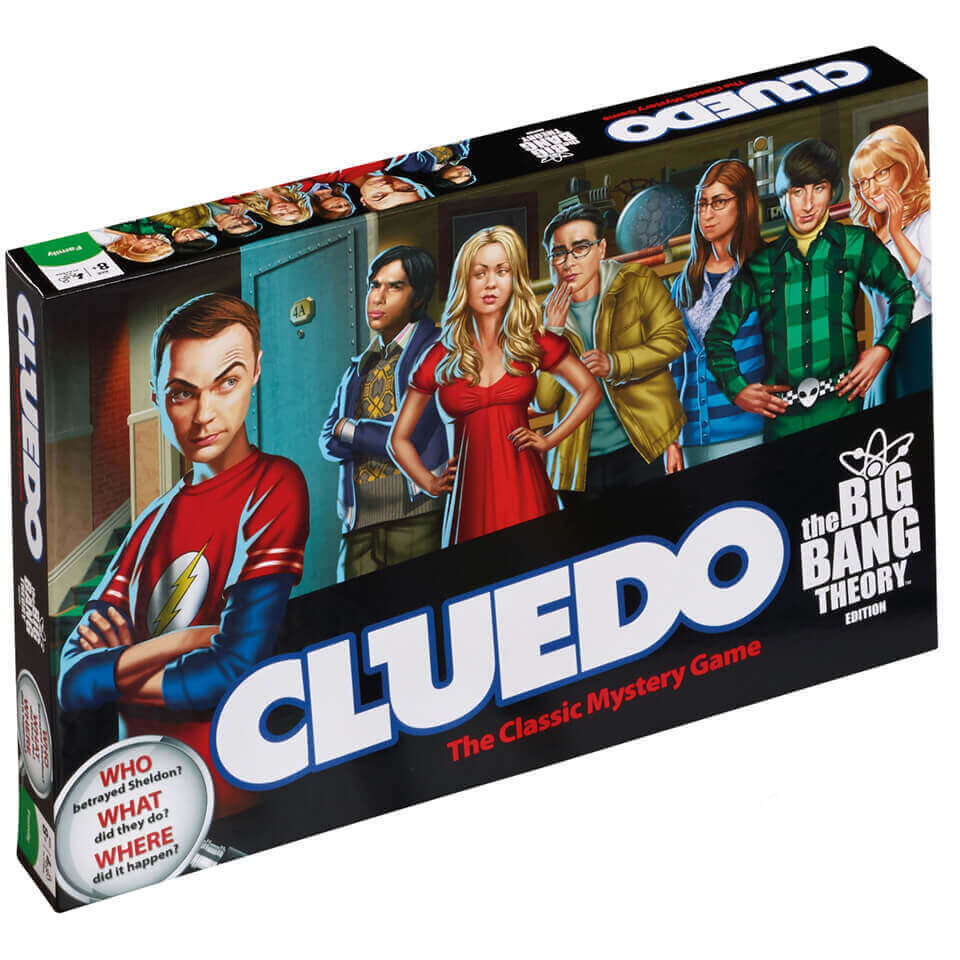 Cluedo Mystery Board Game The Big Bang Theory Edition Toys Zavvi Uk