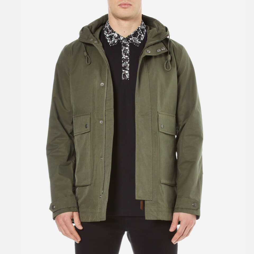 Pretty Green Men's Whitworth Jacket Khaki Clothing