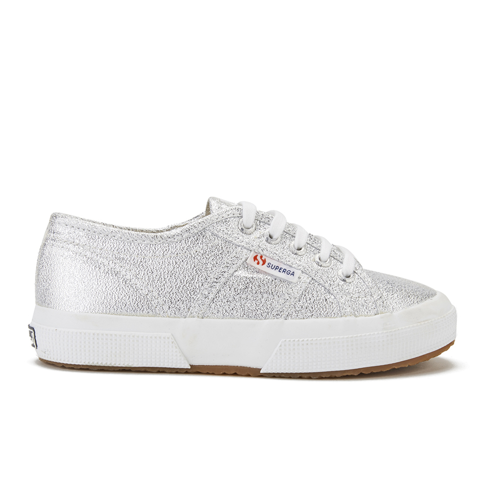 superga kids silver