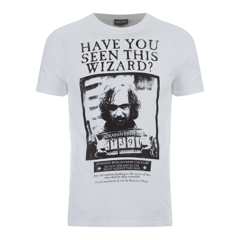 Harry Potter Men's Missing Wizard TShirt White IWOOT