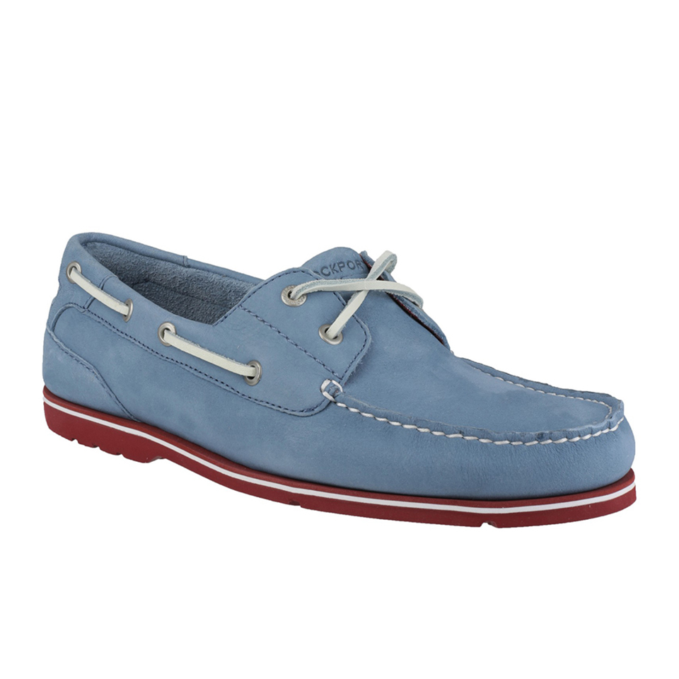 light blue boat shoes