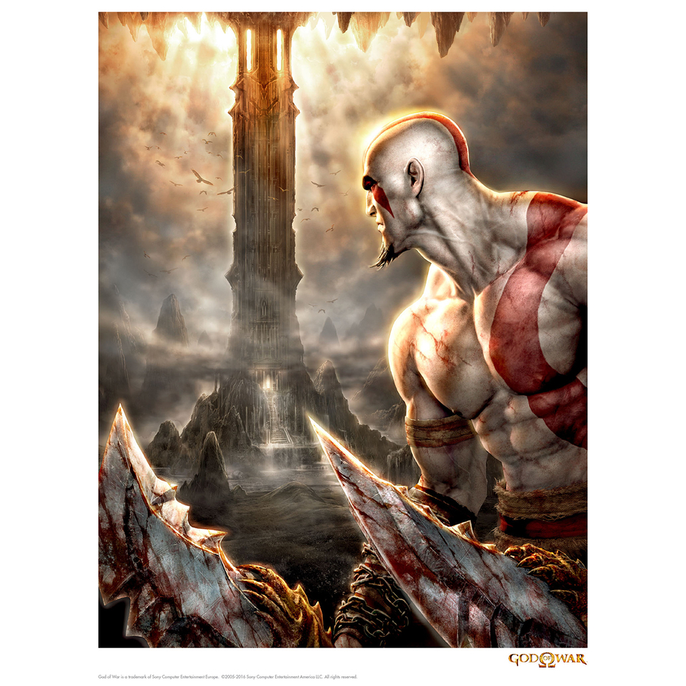 God Of War Look Art Print 14 X 11
