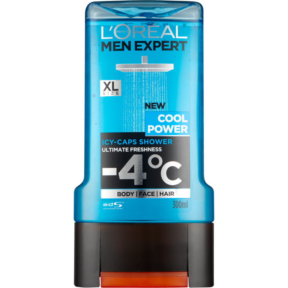 Gel De Banho Men Expert Cool Power Da Loréal Paris 300 Ml