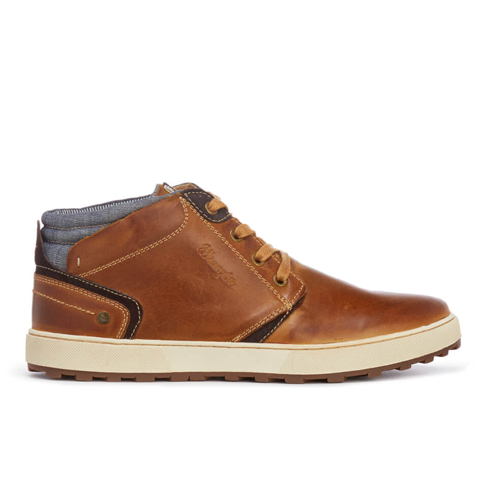 Wrangler Men's Bruce Leather Desert Boots - Cognac Mens Footwear - Zavvi UK